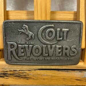 Colt Revolver vintage belt buckle